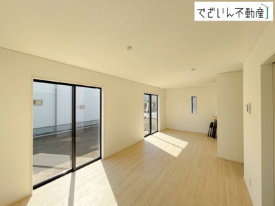 【居間・リビング】 | CRADLE GARDEN本庄市下野堂第5　新築住宅 | ≪3号棟≫
現地(2026年4月撮影)