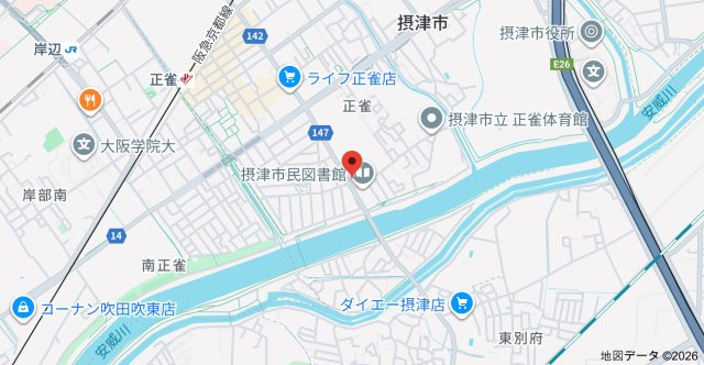 フロンティア中川の地図