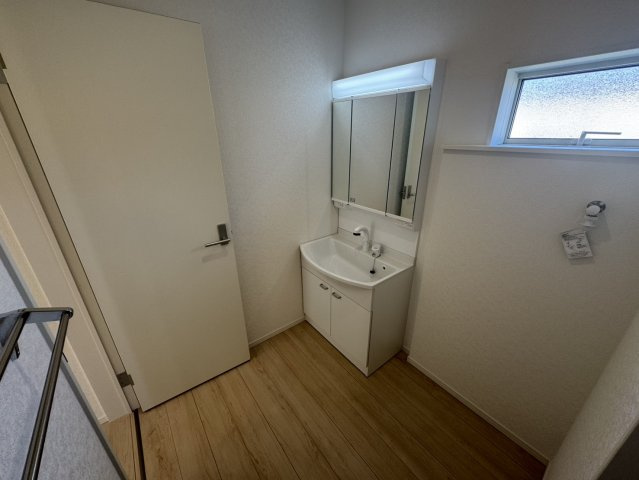 本庄市小島第５　の独立洗面台|１号棟現地洗面所（2026年05月02日）撮影