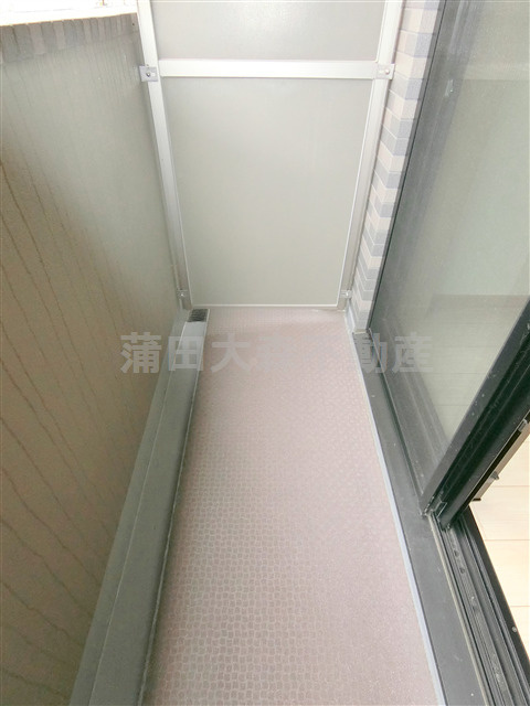 ルーブル東蒲田六番館のバルコニー