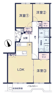 【間取り】 | 西原グリーンハイツ10号棟 | 西原グリーンハイツ10号棟