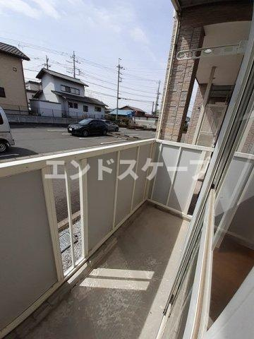 サンルームガルテンⅡのバルコニー|高崎、前橋のお部屋探しはエンドスケープまで！お客様の理想お聞かせ下さい♪