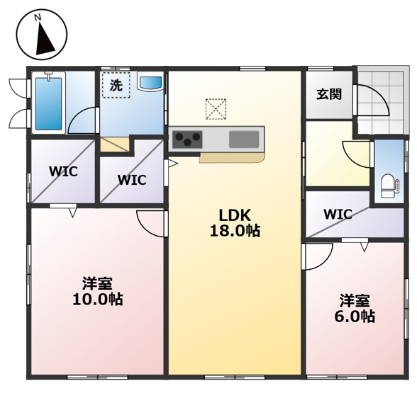 【間取り】 | 東金市八坂台4丁目　中古戸建