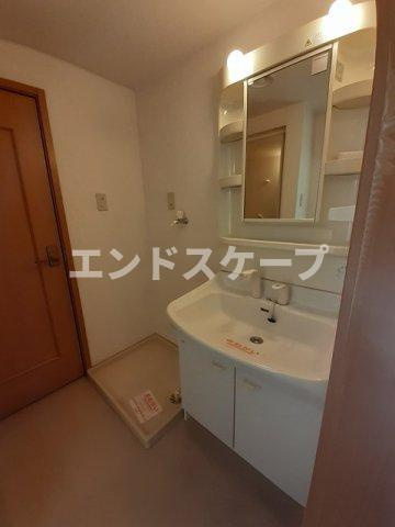 サン・ヴィレッジＡの洗面所|高崎、前橋のお部屋探しはエンドスケープまで！お客様の理想お聞かせ下さい♪