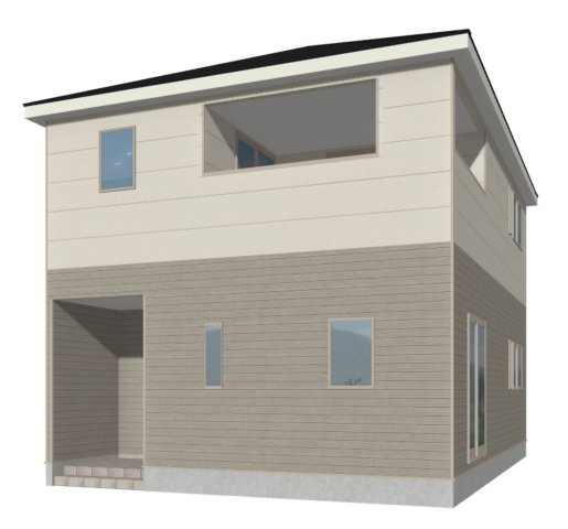 本庄市小島第５　の完成予想図|２号棟完成予想図