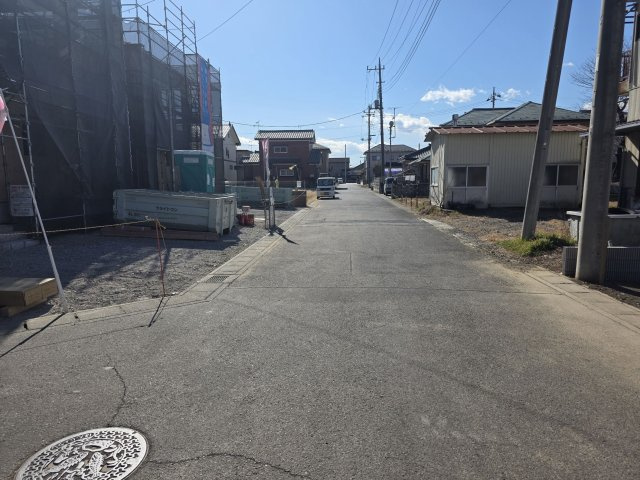 本庄市小島第５　の前面道路含む現地写真|現地前面道路（2026年02月02日）撮影