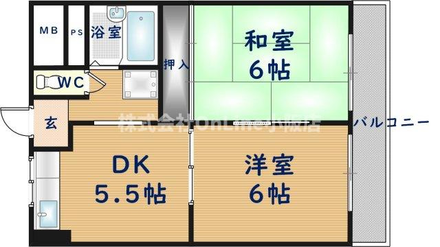 【間取り】 | サンライフ若江本町
