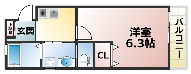 【間取り】 | シマムラハイツ