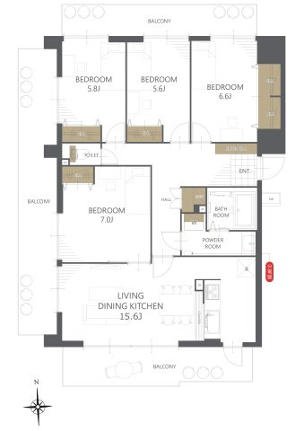 【間取り】藤和シティコープ平町 