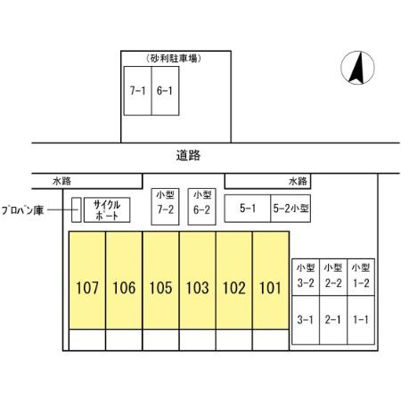 アーバンライフ庭瀬の区画図