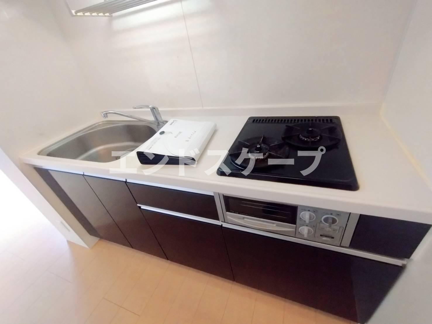 プラシード　Ⅱのキッチン|高崎、前橋のお部屋探しはエンドスケープまで！お客様の理想お聞かせ下さい♪