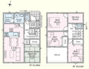久喜市青毛第3　新築戸建　全3棟　3号棟の画像