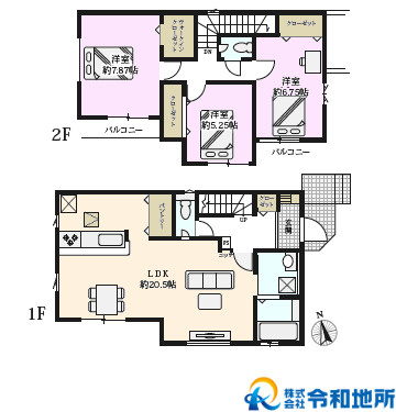新築戸建　茅ヶ崎市松林1丁目2期の間取り
