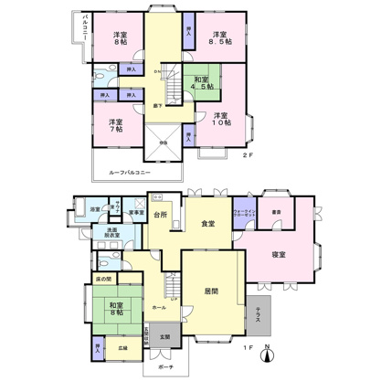 【間取り】 | すいらん荘別荘地　戸建
