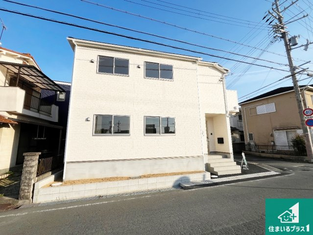 加古川市野口町良野　第13期　新築一戸建ての外観|お客様に長く安心して住んでいだだける事にこだわった家づくり！住んでからのアフターサービスにもしっかりと取り組んでいます！