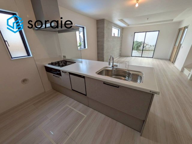 川越市田町3期　新築戸建　リガーレのキッチン|5/20撮影