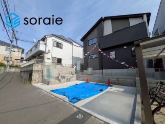 川越市田町3期　新築戸建　リガーレの前面道路含む現地写真|5/20撮影