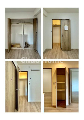 【収納】 | グランロイヤル曳舟 | 居室にはクローゼットを完備し、自由度の高い家具の配置が叶うシンプルな空間です。お子様の成長と必要になる子供部屋を与えるにはぴったりの間取りですね。