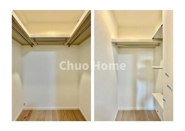 グランロイヤル曳舟の収納|ウォークインクローゼット×2