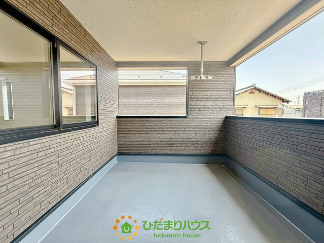 久喜市青毛第3　新築一戸建て　01　クレイドルガーデンのバルコニー