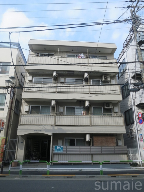 高台コーポの外観|陽当たり良好のマンションです♪