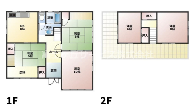 【間取り】 | 磐田市掛塚　中古住宅 | 5DK