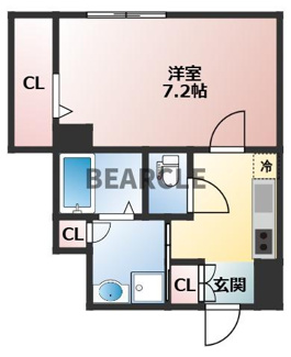 【間取り】 | グロスロシェ七条