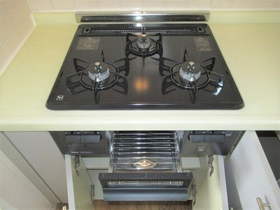 【設備】 | ベイシティコート横浜 | ガスコンロ　前回募集時／2022年5月の写真