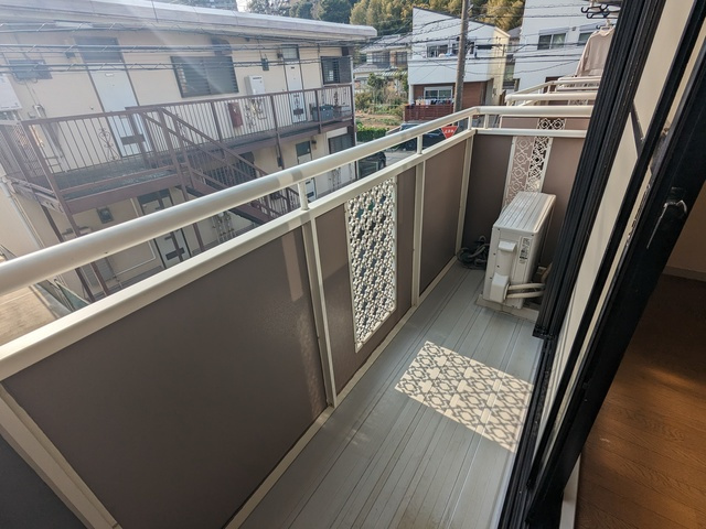 グリーンハイツ砂川Ａ棟のバルコニー