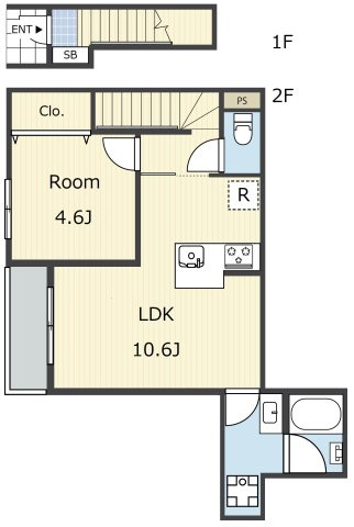 エムレジデンス恵比寿の間取り