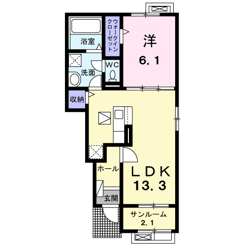 ライジング　ステージの間取り