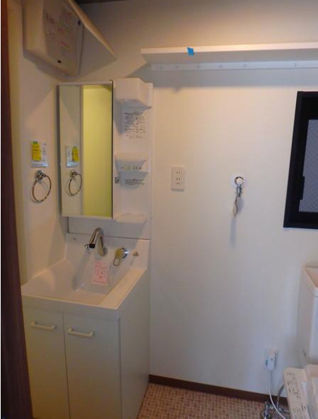 文京区大塚５丁目の賃貸マンションの洗面所