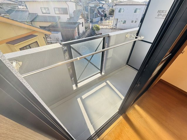 ウイング石坂のバルコニー