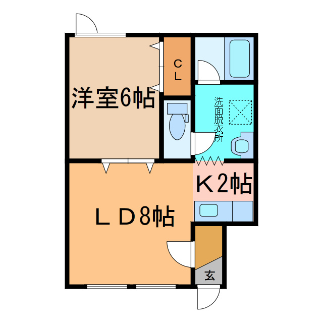 メルパルクの間取り