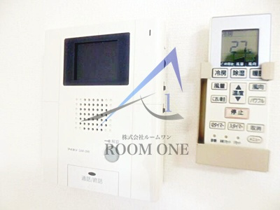 スカイコート小竹向原のセキュリティ|モニター付きインターホンです。