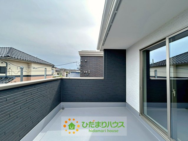 久喜市久喜東３期　新築一戸建てのバルコニー
