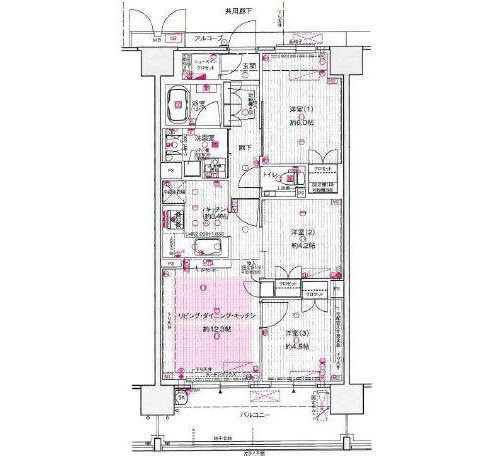 【間取り】 | ☆ブランニード河内小阪