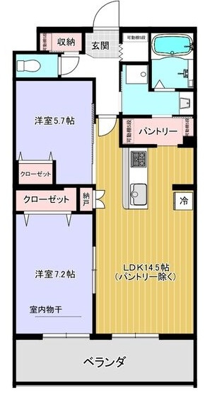 レジデンスグリシナの間取り
