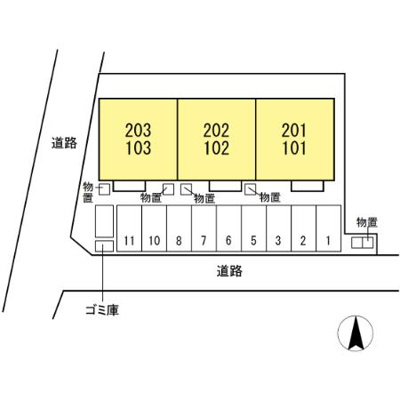 【区画図】 | ロジュマン・玲