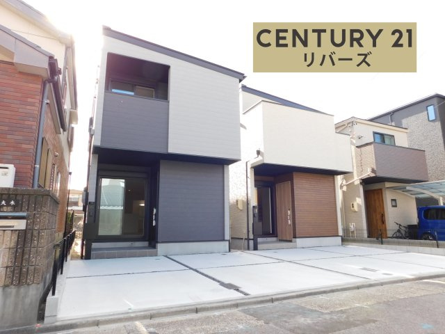 名古屋市西区貝田町１丁目の新築一戸建の外観|☆２号棟☆　　新価格！！いつでも見学できます♪（お問合せ当日、平日、水曜、夜間でもＯＫ）　駐車並列２台ＯＫ！　広々ＬＤＫ２０．０９帖♪　床暖房や食洗機など設備充実！　収納豊富なプラン！