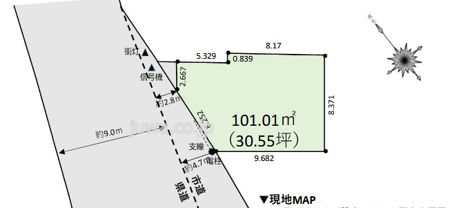 【建築条件なし売地】ふじみ野市上福岡2期