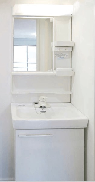 グランクオール代田橋の独立洗面台|☆ホワイトフローリング！！ネット無料のハイグレード物件☆