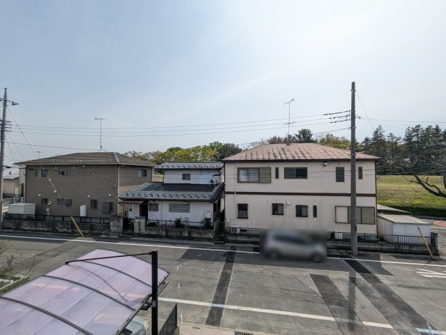 Cradle garden　熊谷市赤城町第3の展望|高い建物が無く開放感のある展望
バルコニーからの展望も開けていて閑静な住宅地が望めます。日当りも良いですね♪