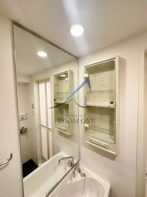 ル・リオン牛込柳町の洗面所|洗面台です。