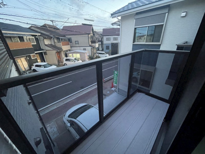 【バルコニー】 | 大山崎町新築戸建貸家