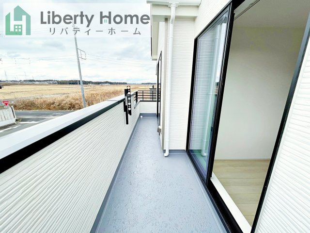 ひたちなか市相金町　のバルコニー