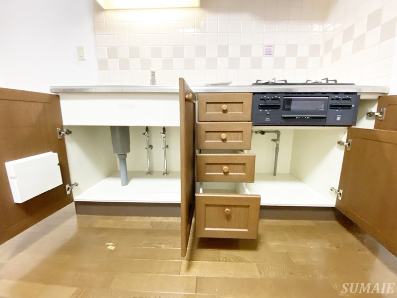 北区神谷１丁目の賃貸マンションの収納|キッチン下収納です☆