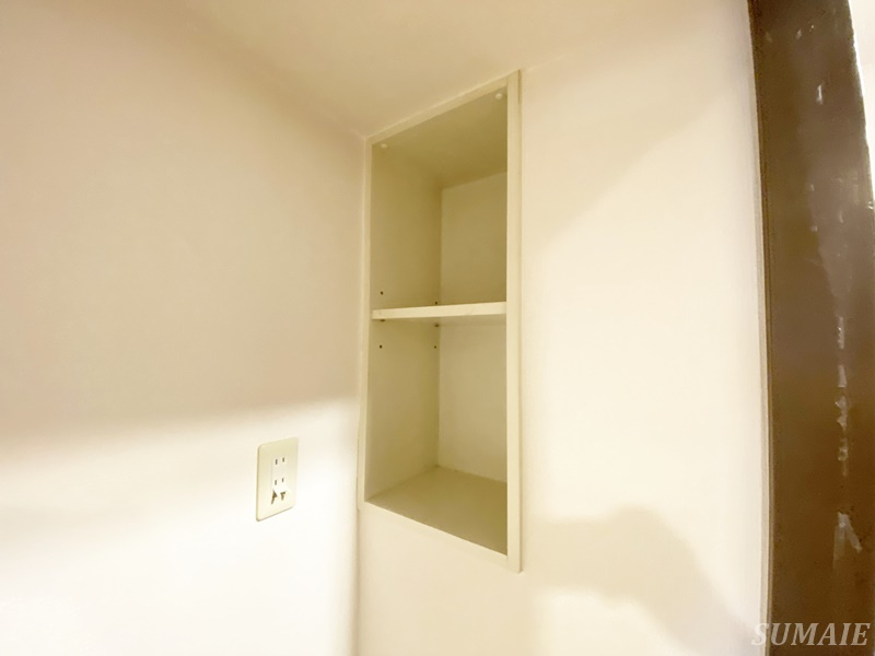 北区神谷１丁目の賃貸マンションの収納|洗濯機上横収納です☆