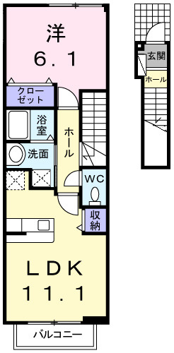 クリスタルビラの間取り