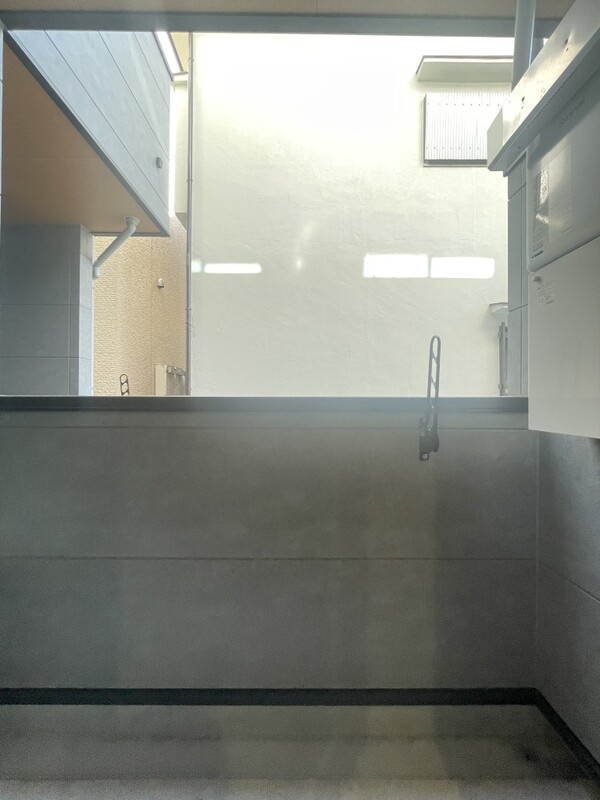 robot home 千住大橋のバルコニー